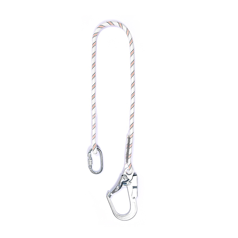 Lanyard de Seguridad para Escalada con Posicionamiento Ajustable y Protección contra Caídas