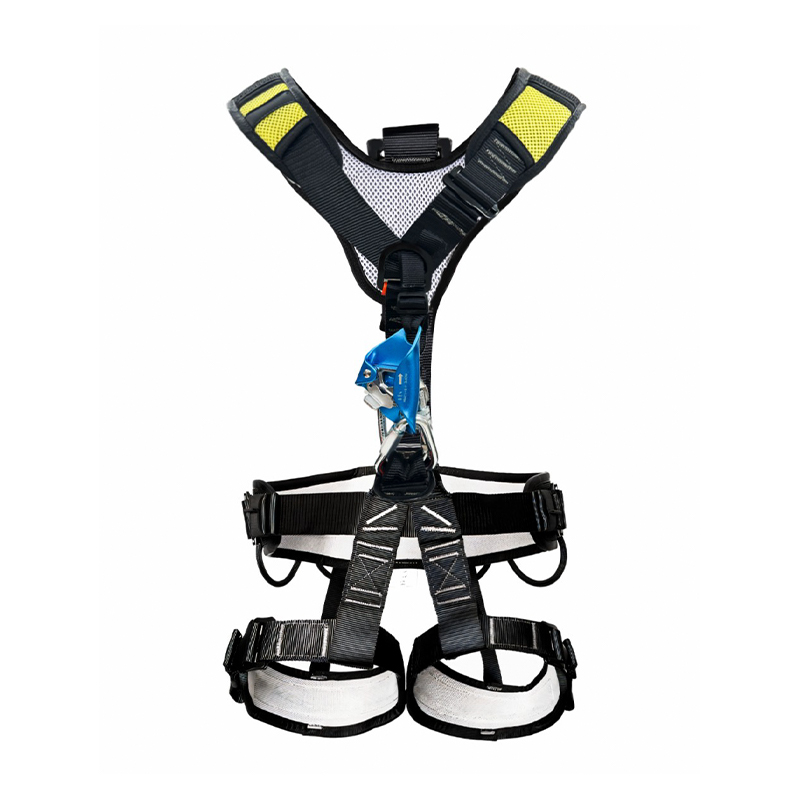 Arnés de seguridad de cuerpo completo de montañismo （Ascender de pecho desmontable）