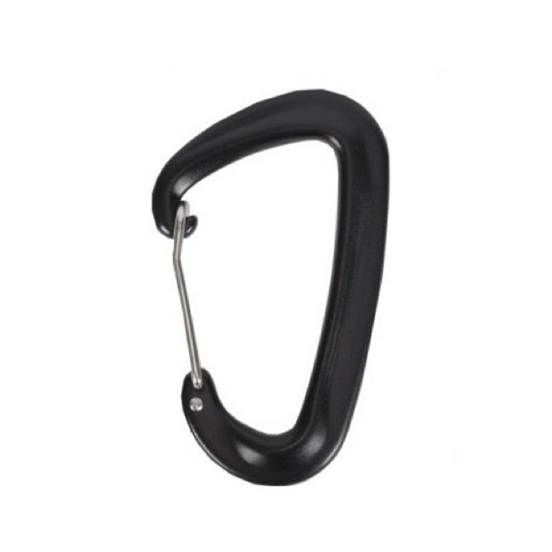 Carabinador de aluminio con mecanismo de bloqueo de giro manual