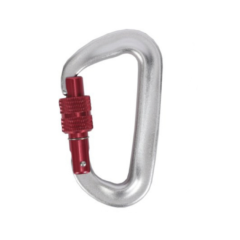 Carabinador de aluminio con cierre manual de bloqueo